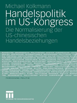 cover image of Handelspolitik im US-Kongress